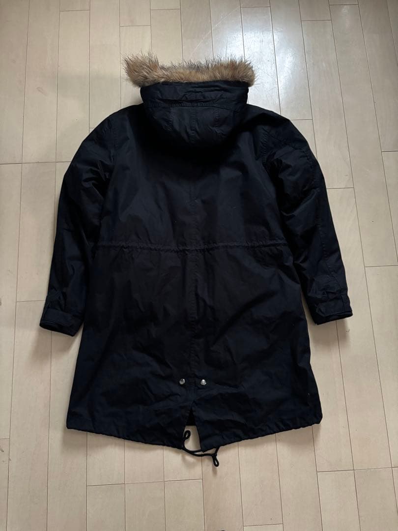 FRED PERRY プリマロフト ライナー モッズコート M ブラック ダウン