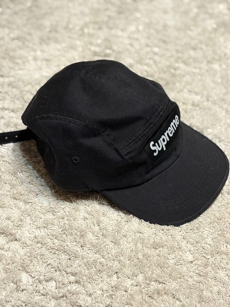 Supreme ブラック キャップ
