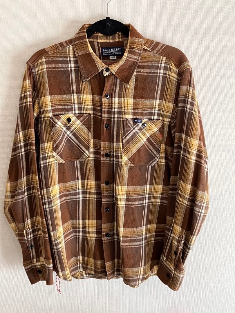 RON HEART アイアンハート チェック ワークシャツ L 日本製
