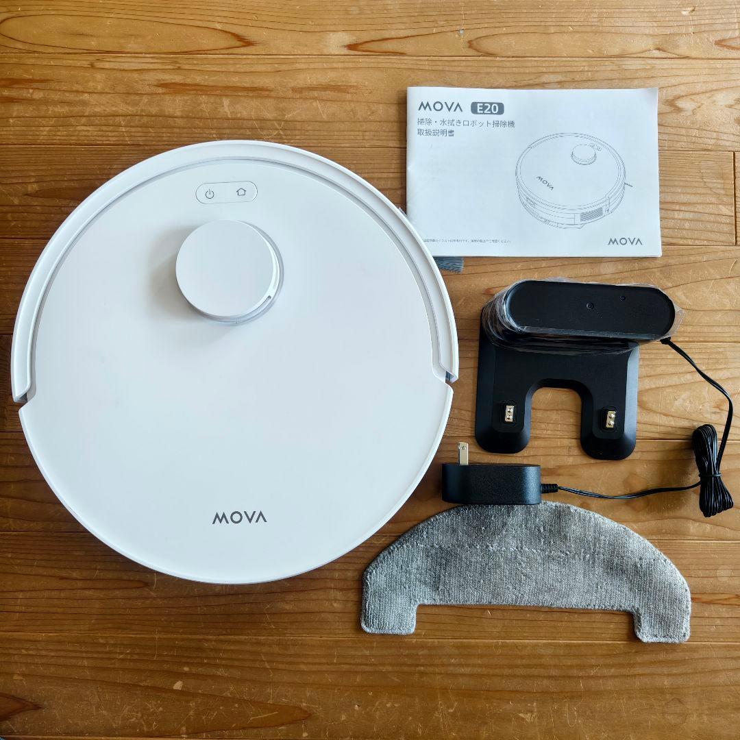 掃除・水拭きロボット掃除機 MOVA E20
