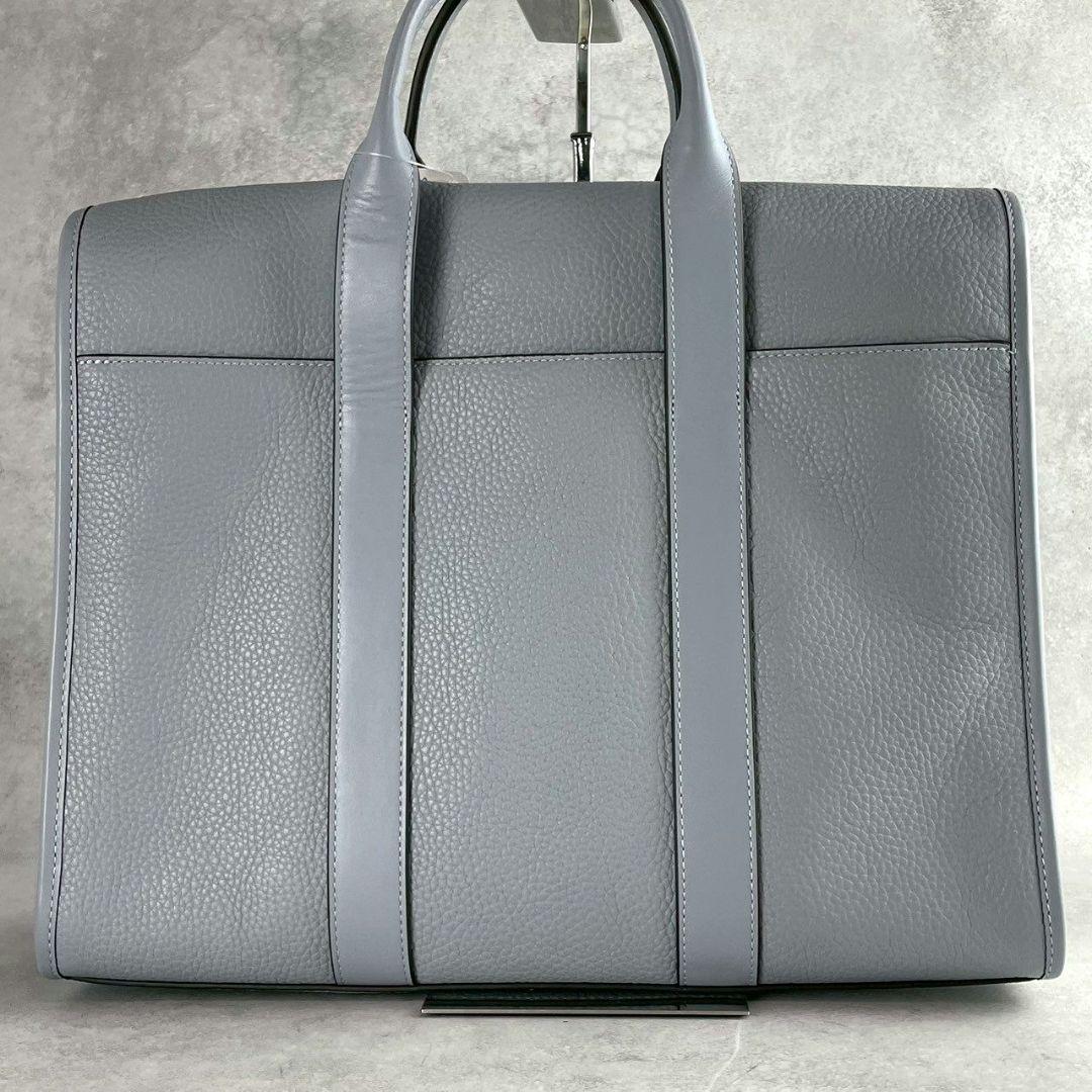 タグ付新品 ゴッサム 2way ポートフォリオ ビジネス A4可 レザー グレー