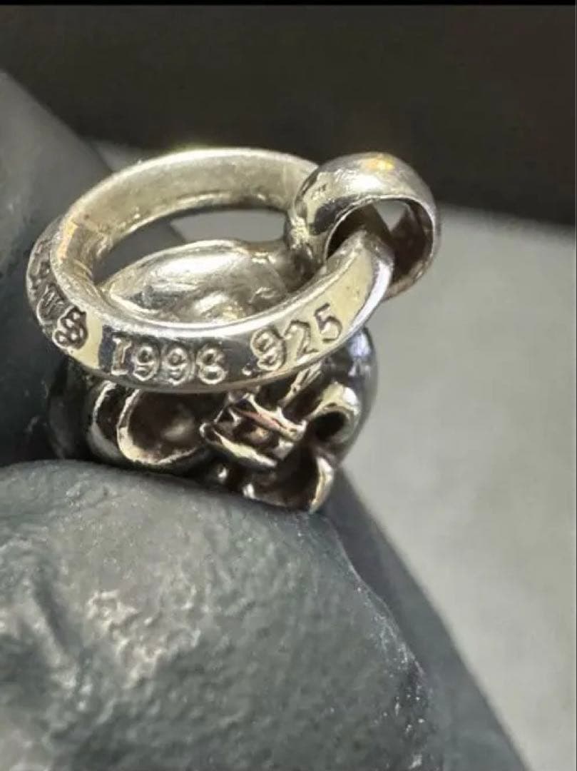 クロムハーツ ワンボールBSフレアペンダント ロールチェーン16inchセット