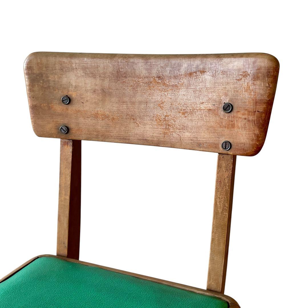 【希少】オールドマルニ ダイニングチェア 木製 椅子 ビンテージ 古道具