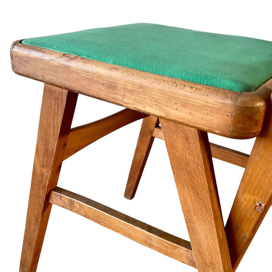 【希少】オールドマルニ ダイニングチェア 木製 椅子 ビンテージ 古道具