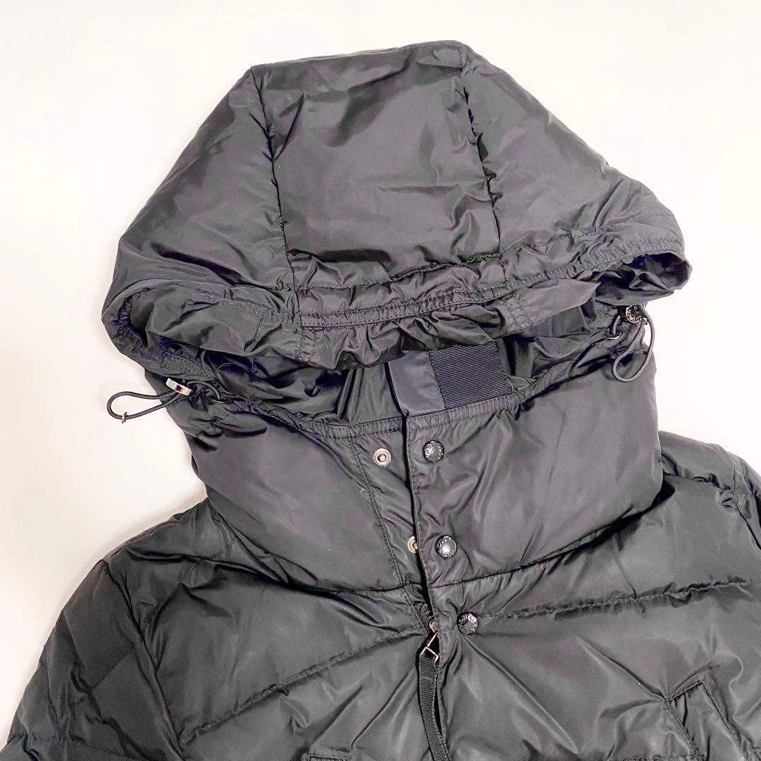 モンクレール　SERRE ダウンジャケット　フリル　フード付き　ドローコード