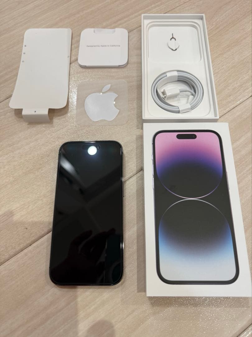 まいか　美品　iPhone 14 Pro 256GB ディープパープル