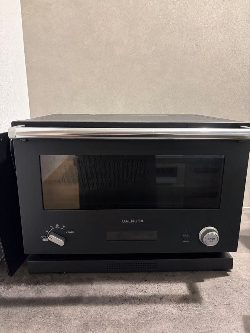BALMUDA K05A-BK ブラックオーブンレンジ　2022年製の美品
