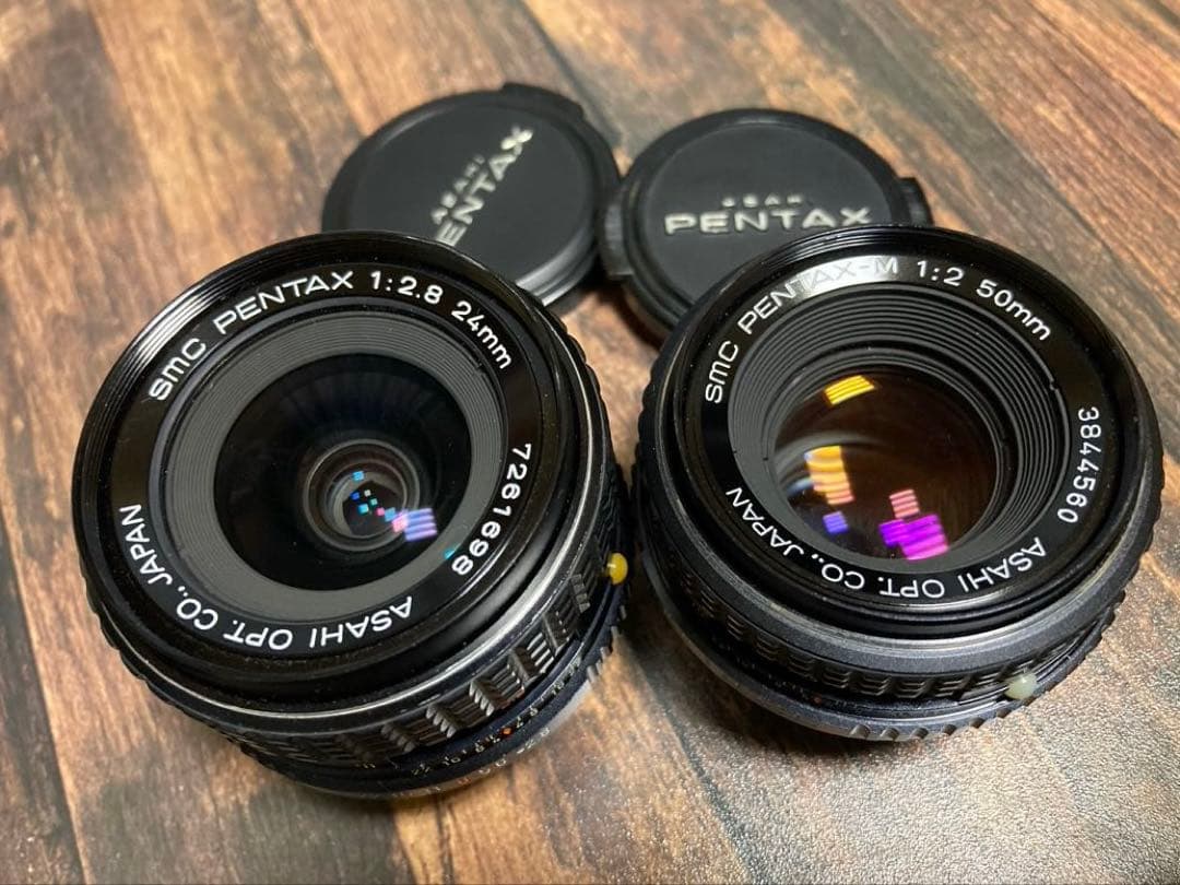レンズ(単焦点) SMC PENTAX 24mm/f2.8 50mm/f2