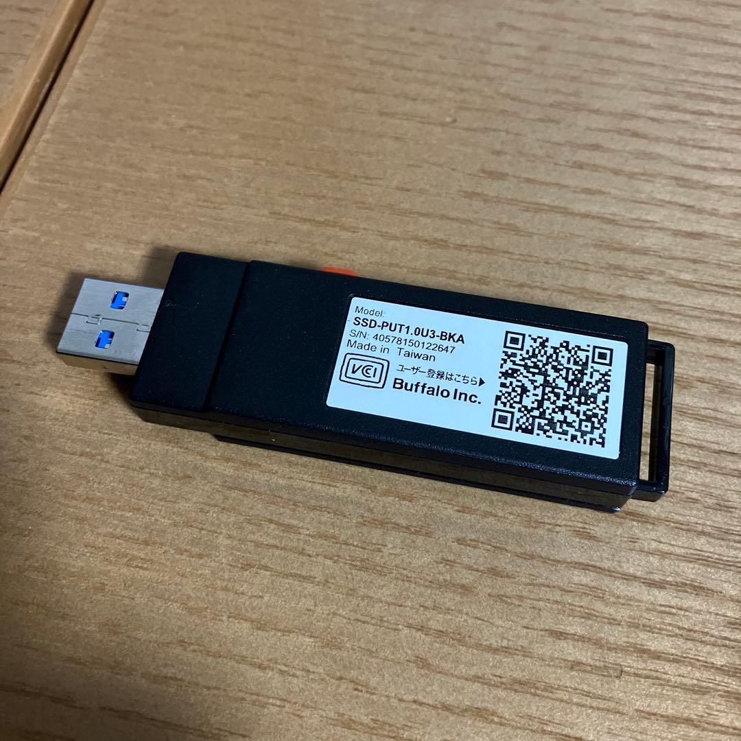 Buffalo SSD-PUT1.0U3-BKA 外付けSSD