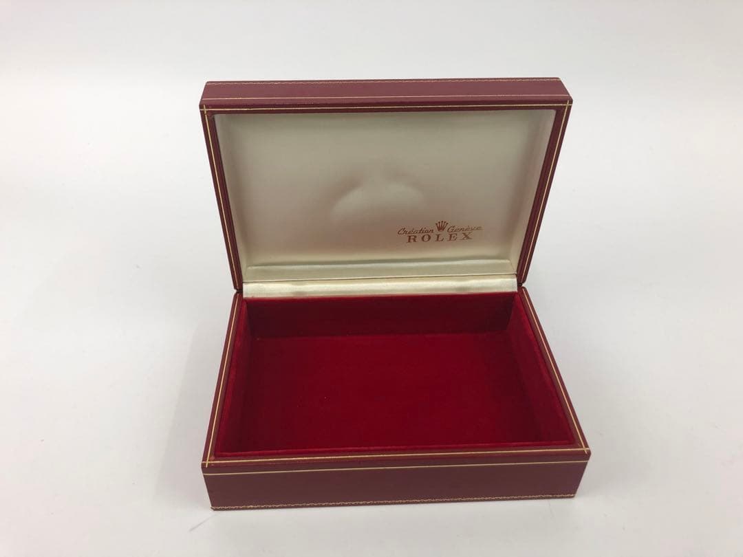 y*。様 ロレックス　空き箱　内箱　取説　小冊子　レッド　刺繍