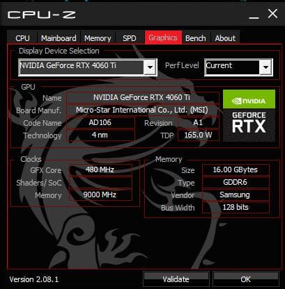 グラフィックボード・グラボ・ビデオカード GeForce RTX 4060 Ti GAMING X 16G
