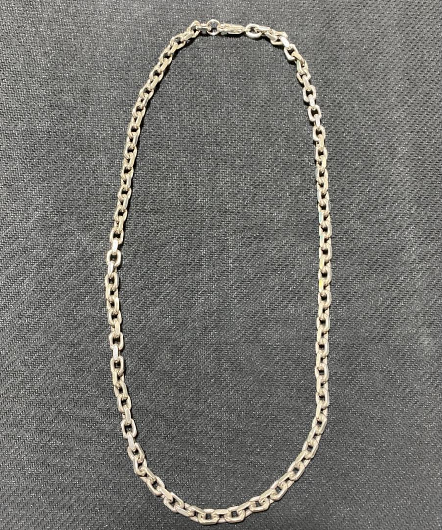 セール中！　太め　シルバー925 あずきチェーン　ネックレス