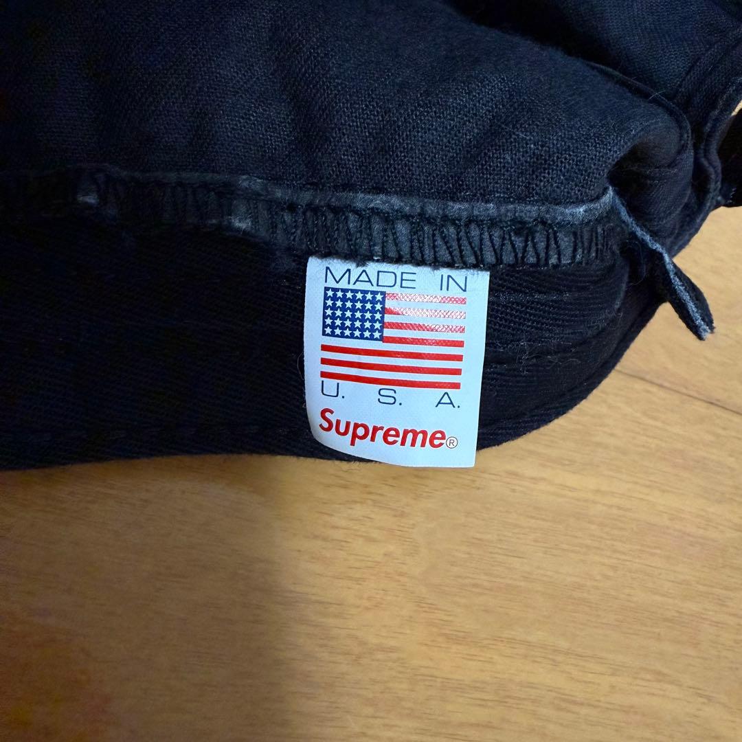 Supreme NYCO Twill Camp Cap ブラック 17aw