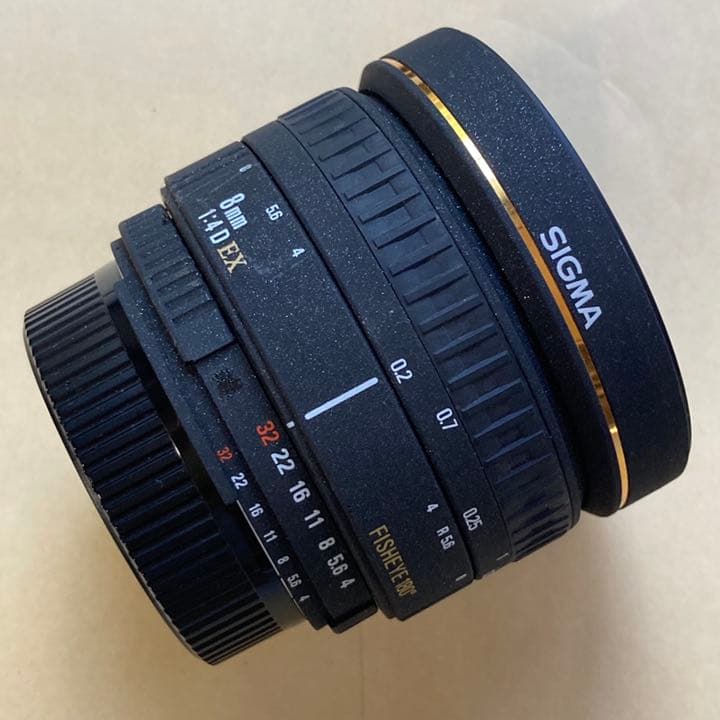 SIGMA シグマ　8mmF4D EXフィッシュアイ　ニコンFマウント