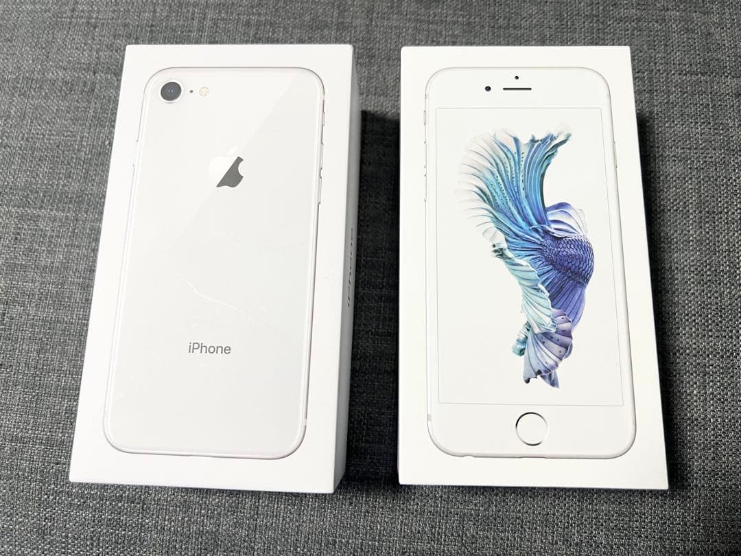 iPhone6s iPhone8 64GB シルバー 2台 セット売り サブ機