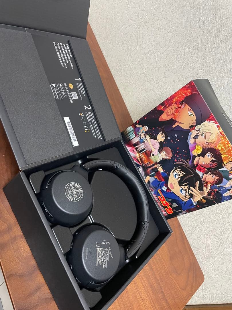 SONY ワイヤレスヘッドホン アニメデザイン　名探偵コナン