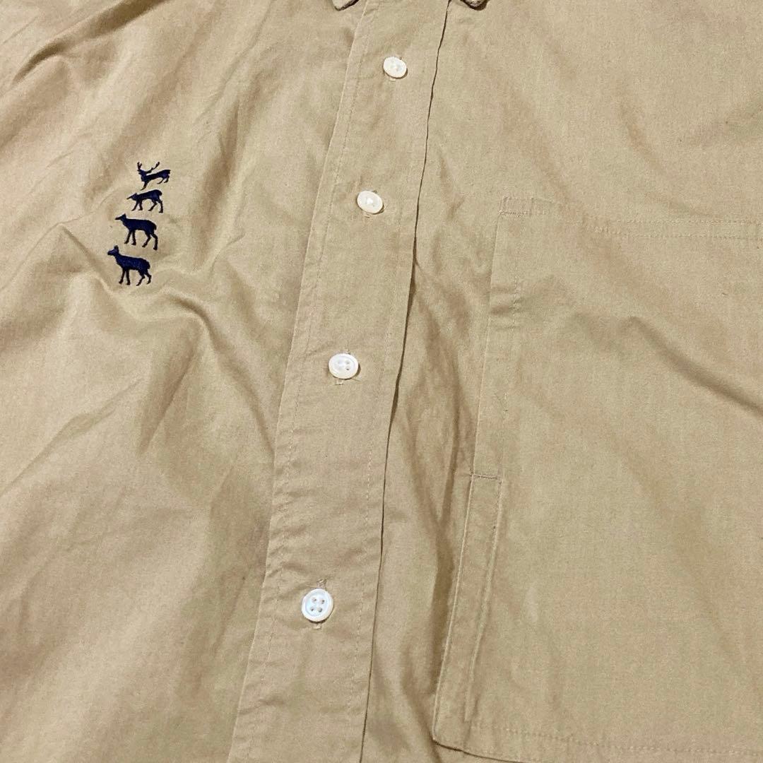 thumbtue様　ボタンダウンシャツ L カーキ　ベージュ　マウンテンリサーチ