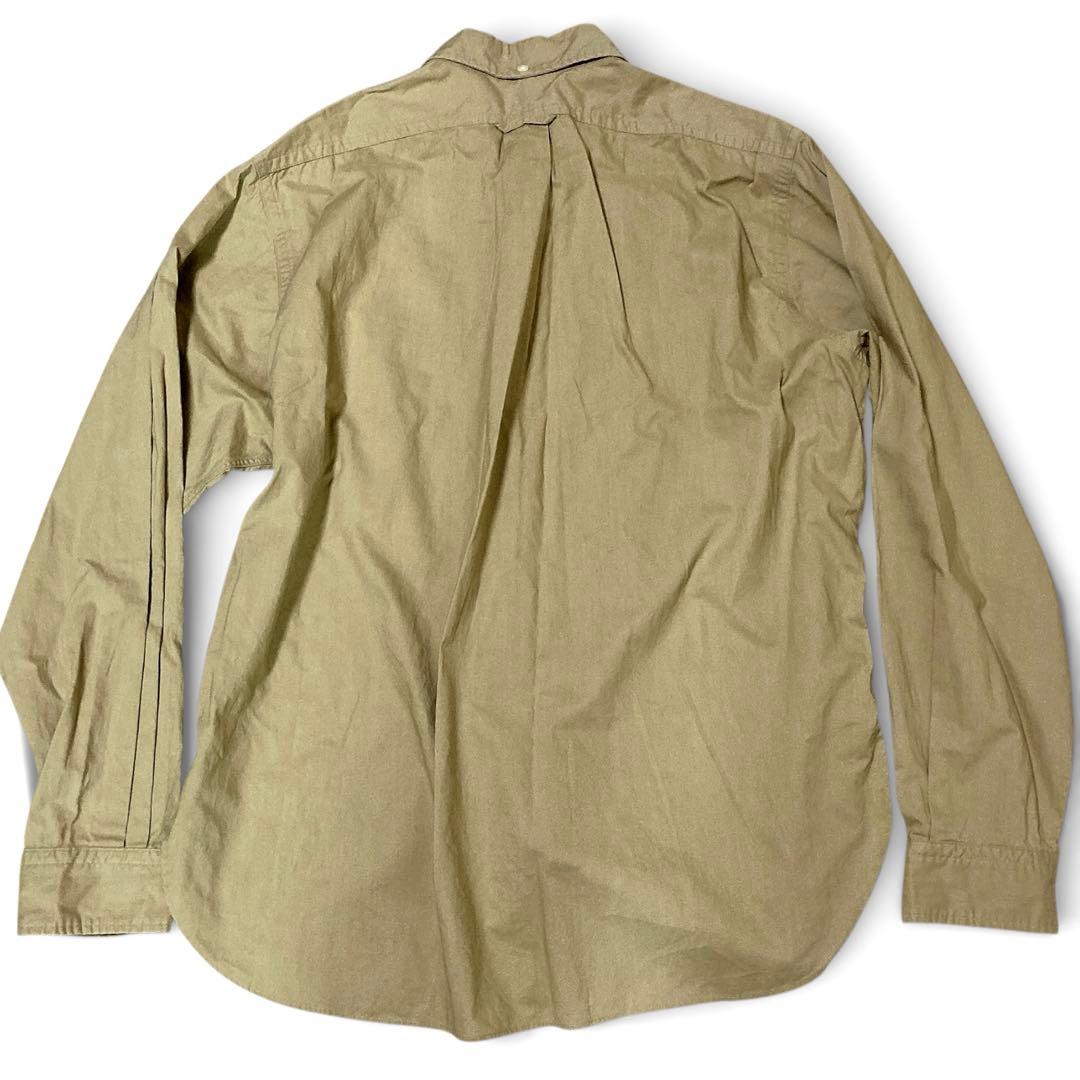 thumbtue様　ボタンダウンシャツ L カーキ　ベージュ　マウンテンリサーチ