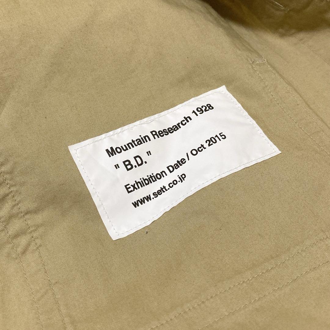 thumbtue様　ボタンダウンシャツ L カーキ　ベージュ　マウンテンリサーチ