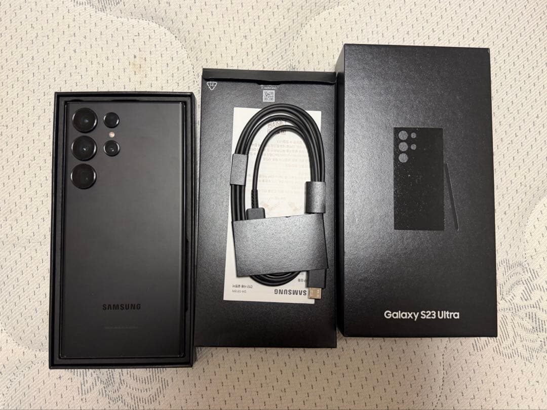 Galaxy S23 ultra ブラック 256GB SIMフリー