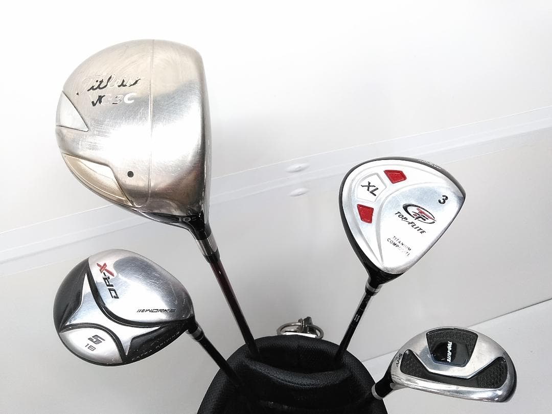 初心者おすすめ！ ミズノ メンズゴルフクラブ 14本セット キャディバッグ付♪