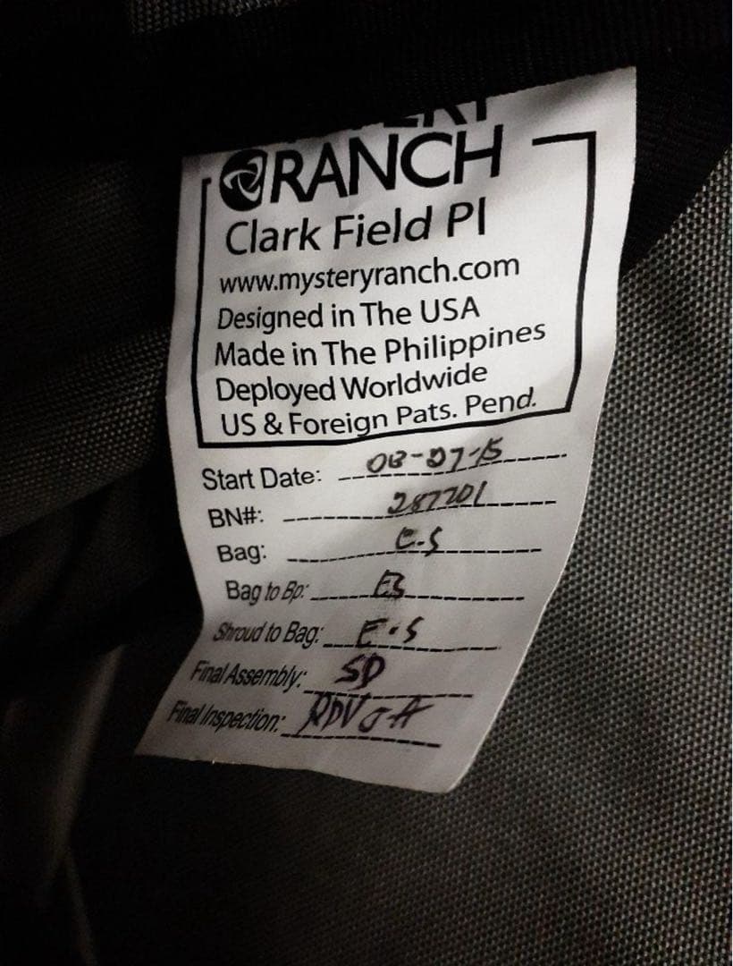 ミステリーランチ　インベーダー