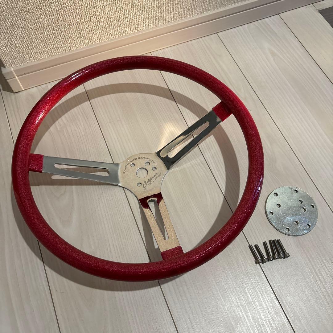 鬼*族様 California Mooneyes ステアリングホイール