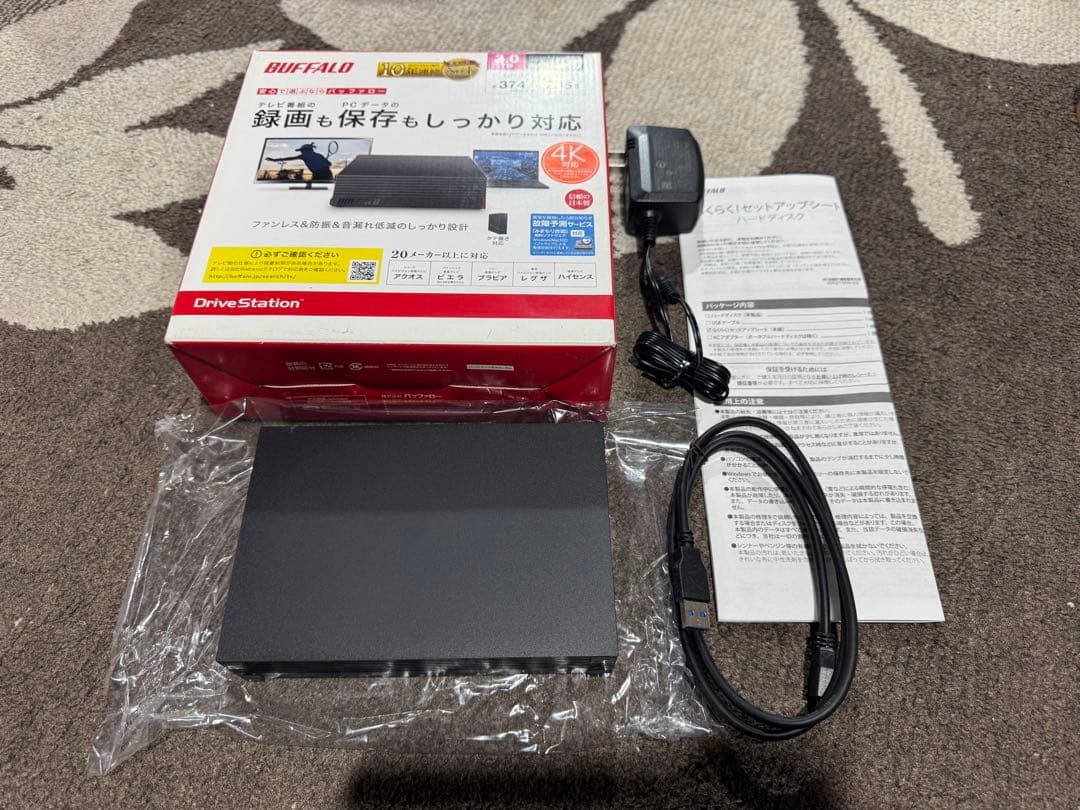 新品未使用 BUFFALO DriveStation 4K対応 本体