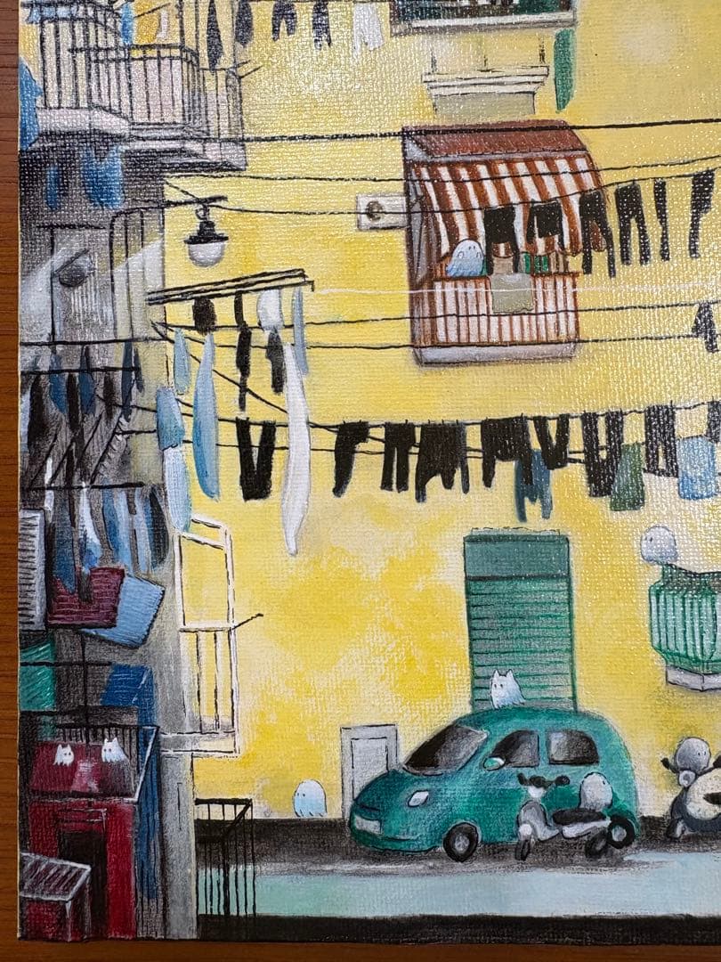 naples morning アクリル画