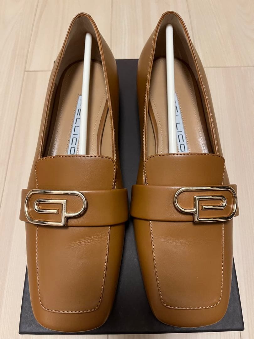 新品未使用　PELLICO CLIO 10 SC ローファー　ブラウン レザー