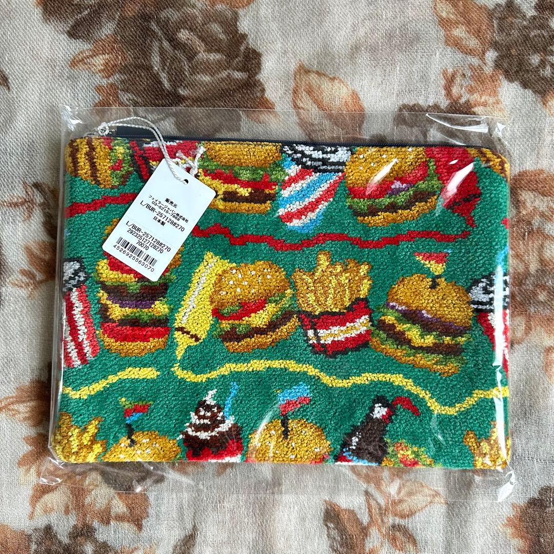 【WEB限定★完売】FEILERフェイラー バーガーショップ フラットポーチ