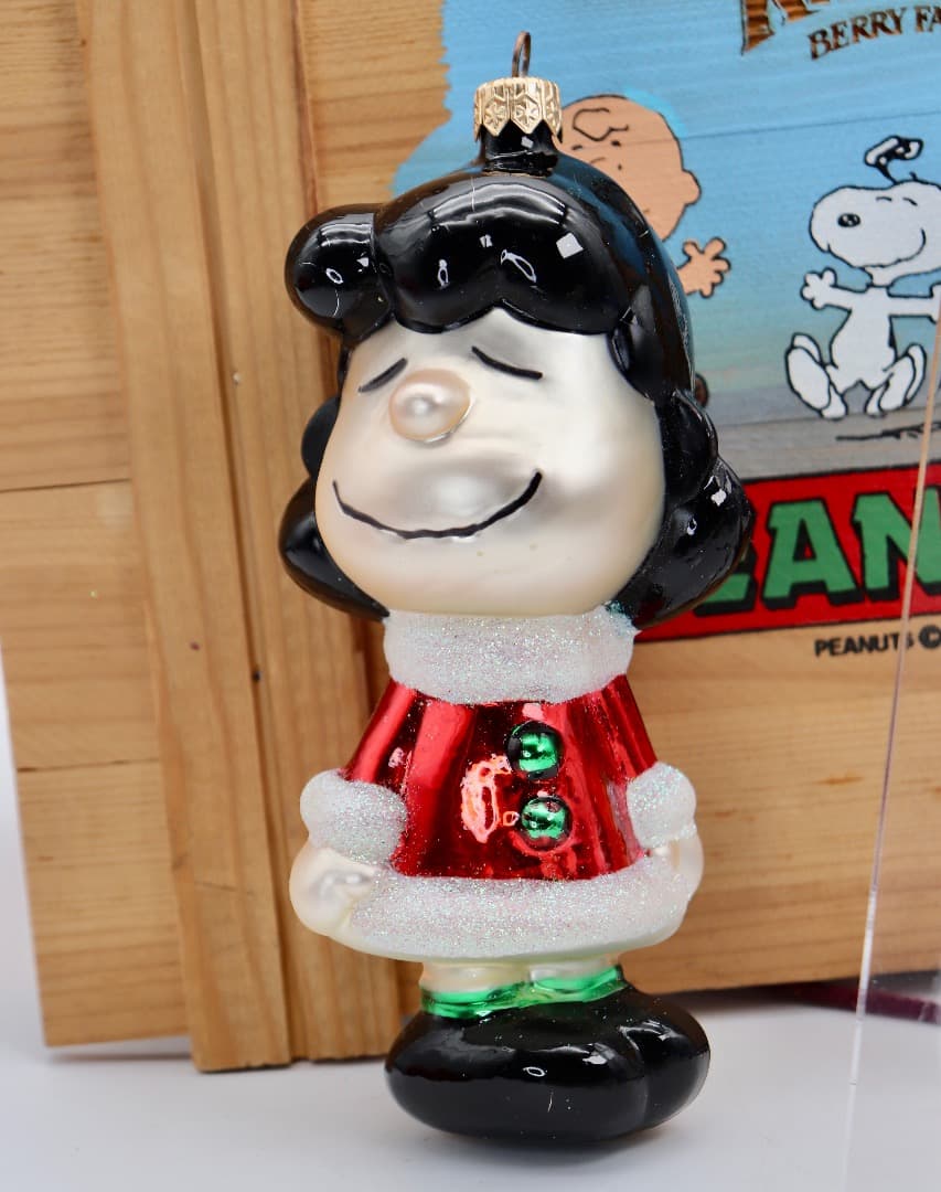 アリス・イン・ワンダーランドとスヌーピー ガラス２セットPOLAND製