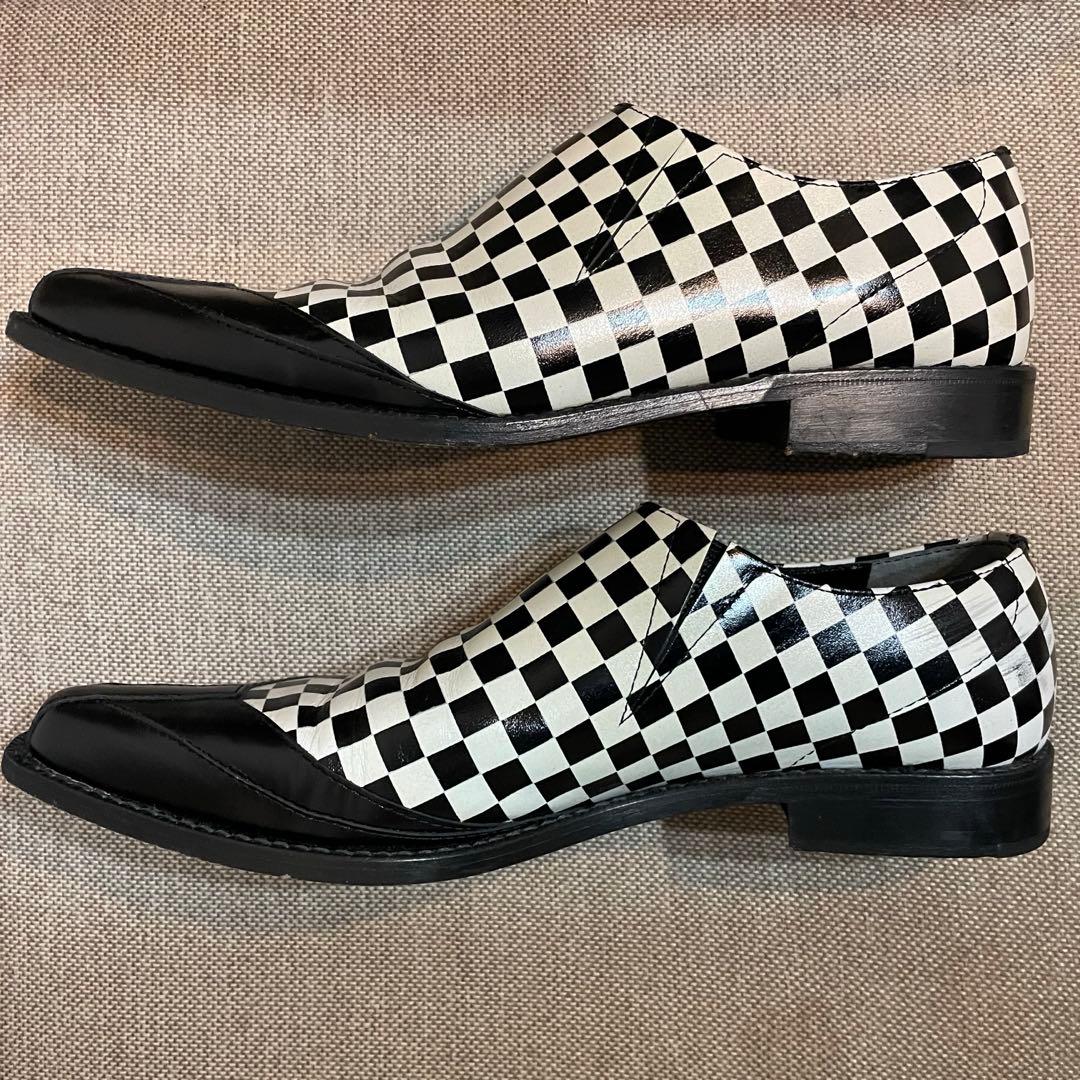 【JUNYA WATANABE】10SS チェック柄シューズ M（24.5㎝）