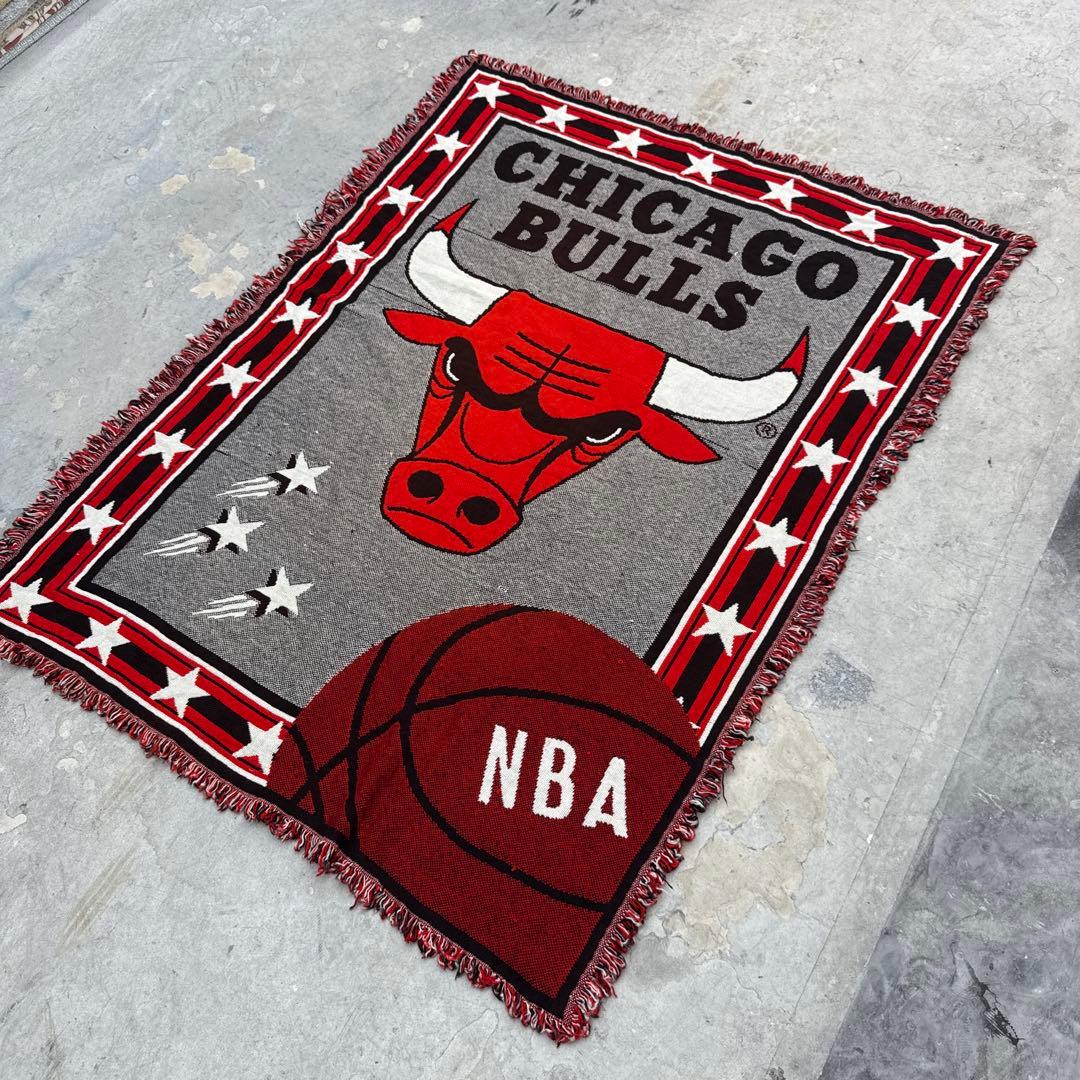 NBA シカゴブルズ　ブランケット　マルチカバー　ソファーカバー　141x111