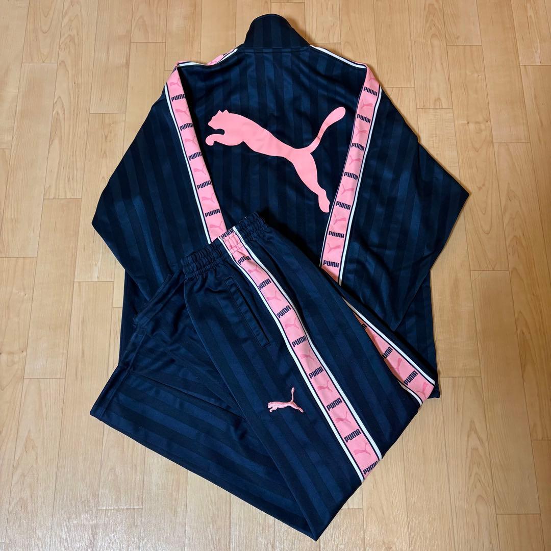 美品 PUMA ジャージ 上下セット プージャ 平成 y2k ピンク 廃盤