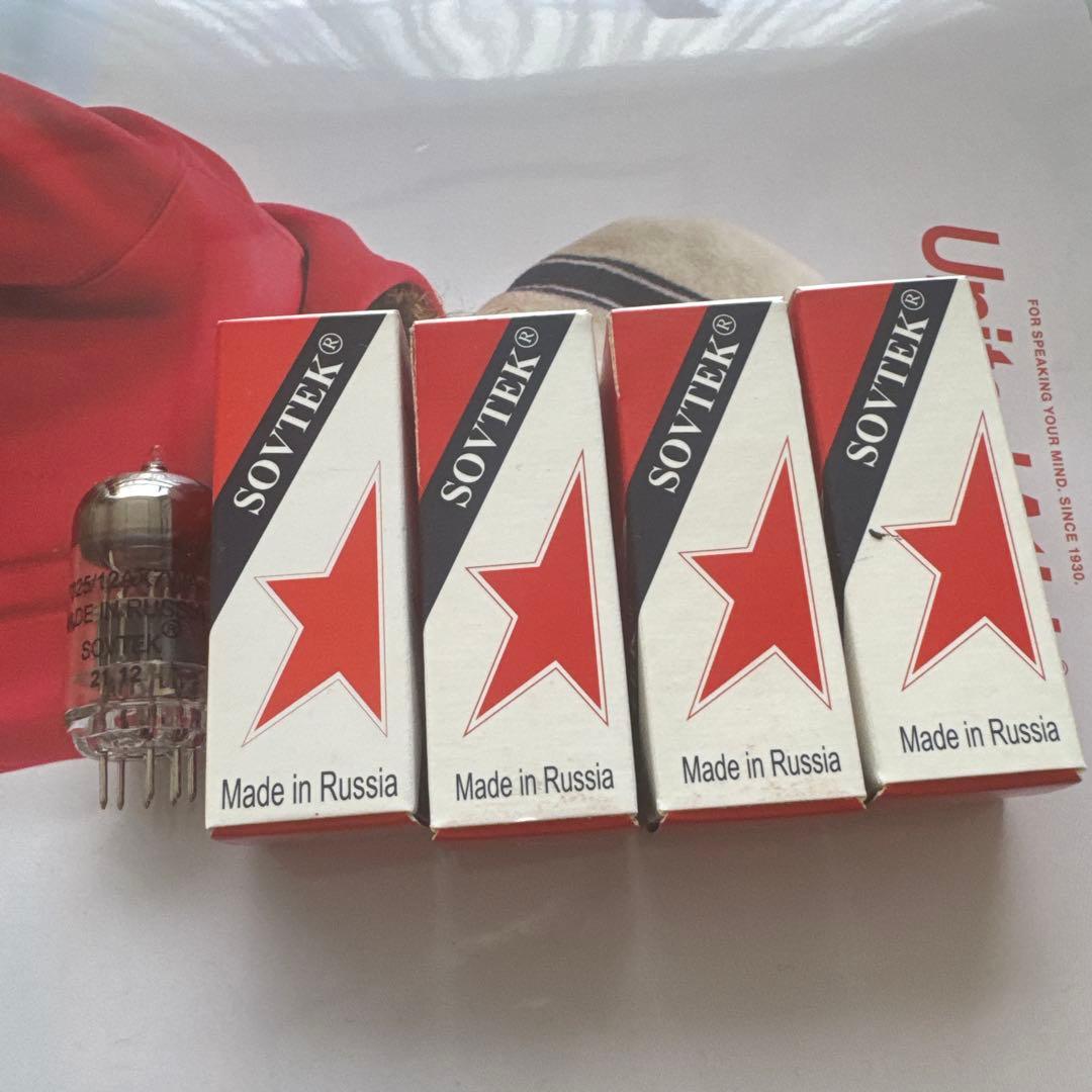 SOVTEK 7025/12AX7WA 真空管 4個セット