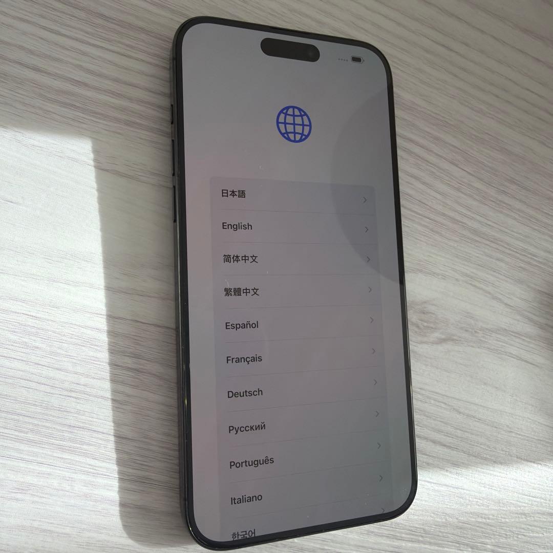 Apple iPhone 15 ProMAX ブラック 本体