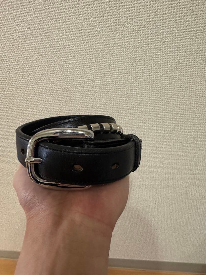 Tory leather メタルスタッズ ベルト