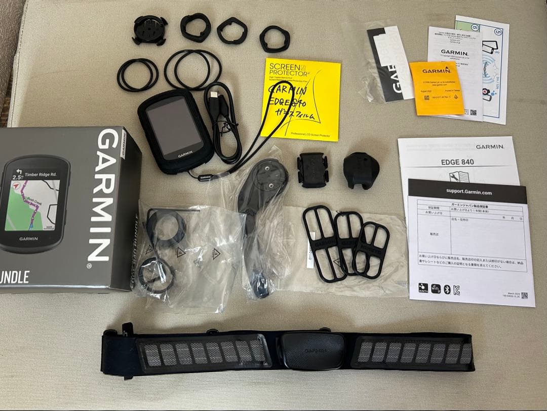 【値下げ】【美品】GARMIN EDGE840 BUNDLE