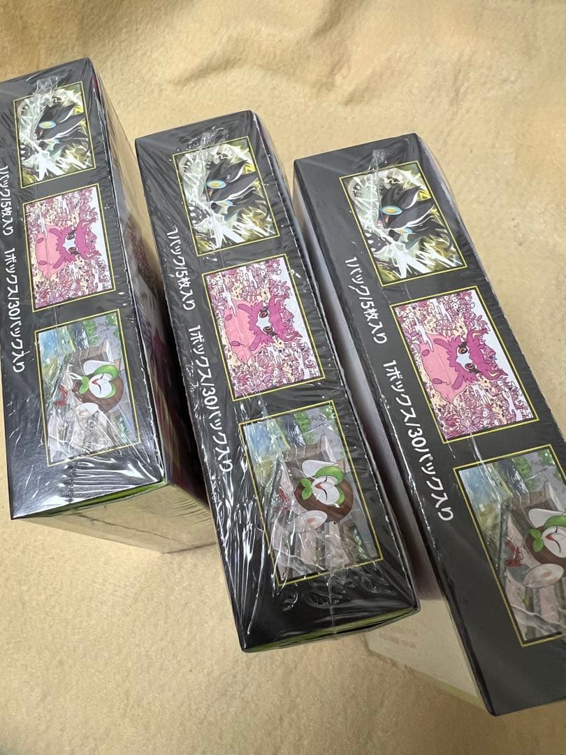 ポケモンカードゲーム ムニキスゼロ　新品未開封3BOX シュリンク付き