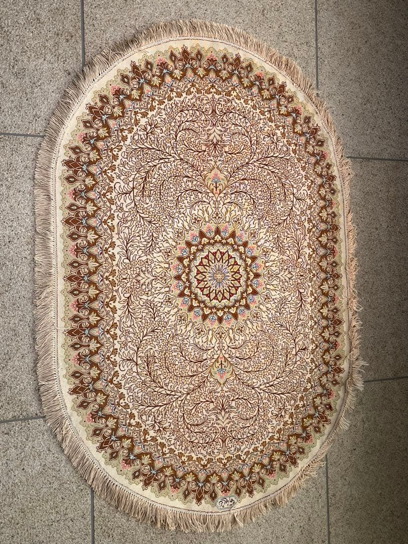 ビンテージラグ　楕円形