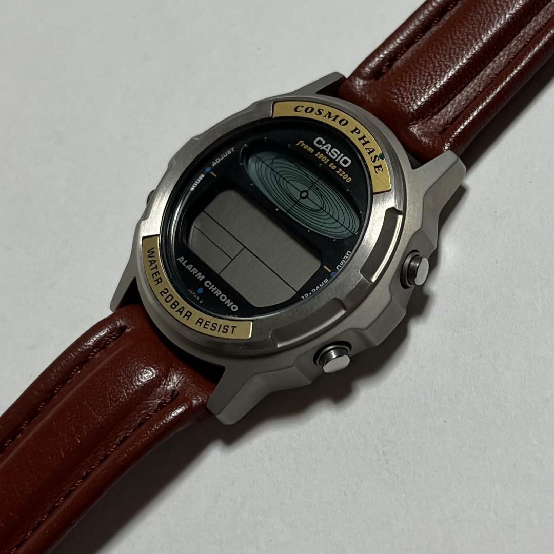 CASIO COSMOPHASE カシオコスモフェイズ　デジタルクオーツ　不動品