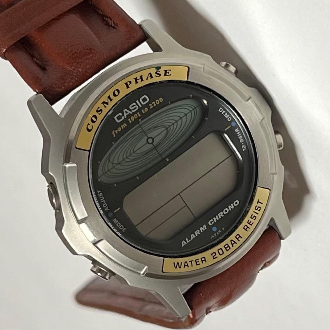 CASIO COSMOPHASE カシオコスモフェイズ　デジタルクオーツ　不動品