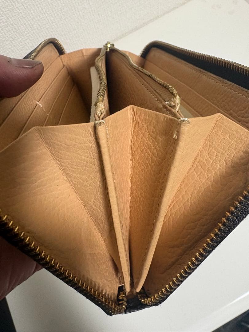 T*m様 ブルーナボイン 墨染め パイソン 長財布 希少 BRU NA BOIN