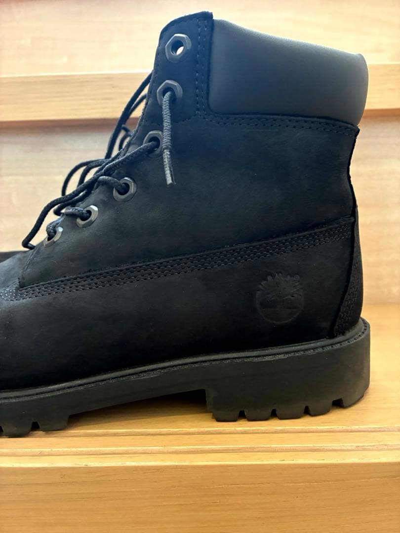 Timberland ブラックスエードワークブーツ
