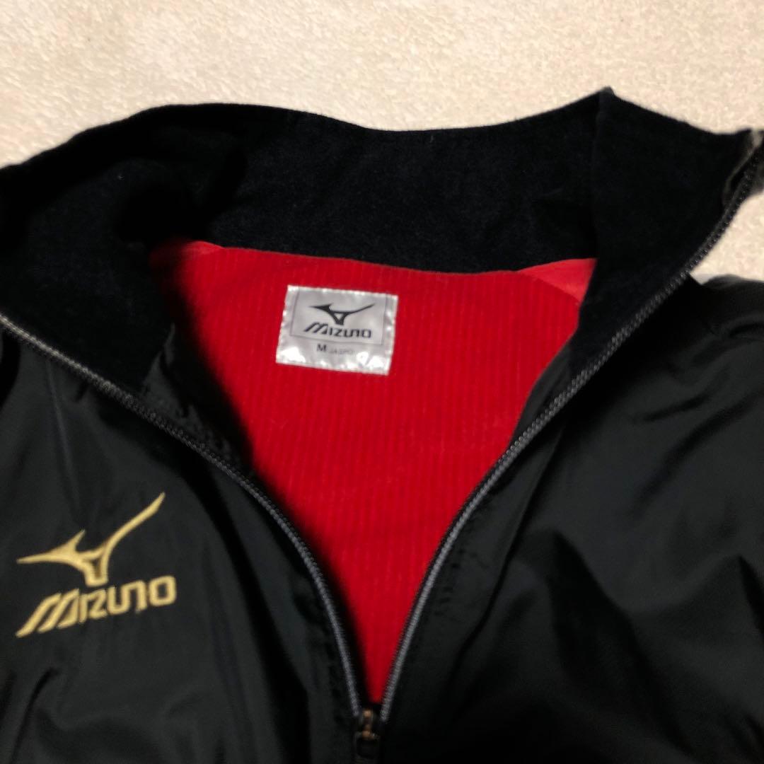 良品　MIZUNO ミズノ　ブレスサーモ　ウインドブレーカー上下　ブラック　M
