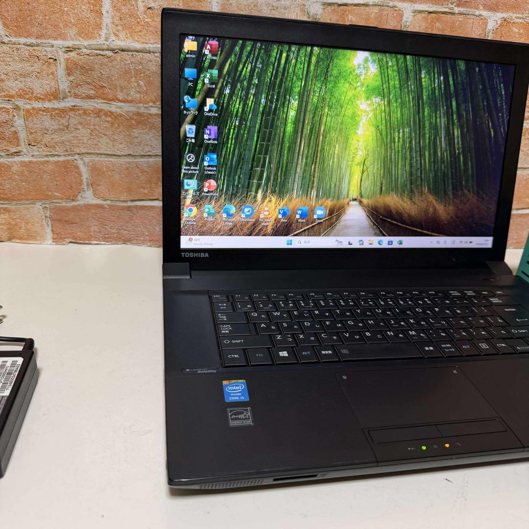 東芝ノート PC Core i5 高速起動SSD Windows11 オフィス付