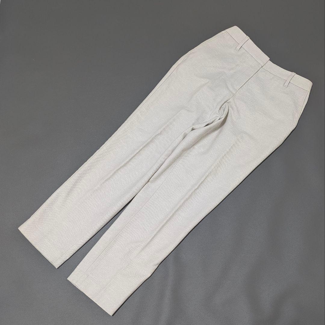 人気✨プラステ　スラブストレッチパンツスーツ　セットアップ　ノーカラーカラーレス