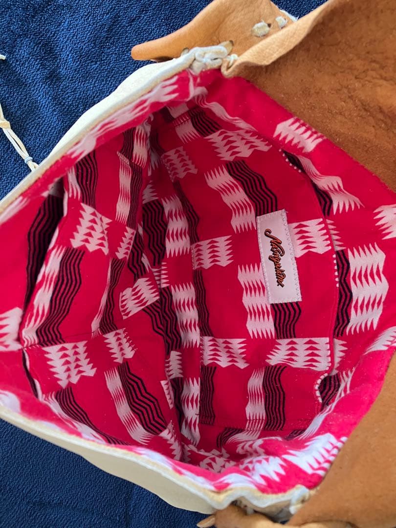 バッグ NasngwamXEARLYMORNING DEERSKINMESSENGER