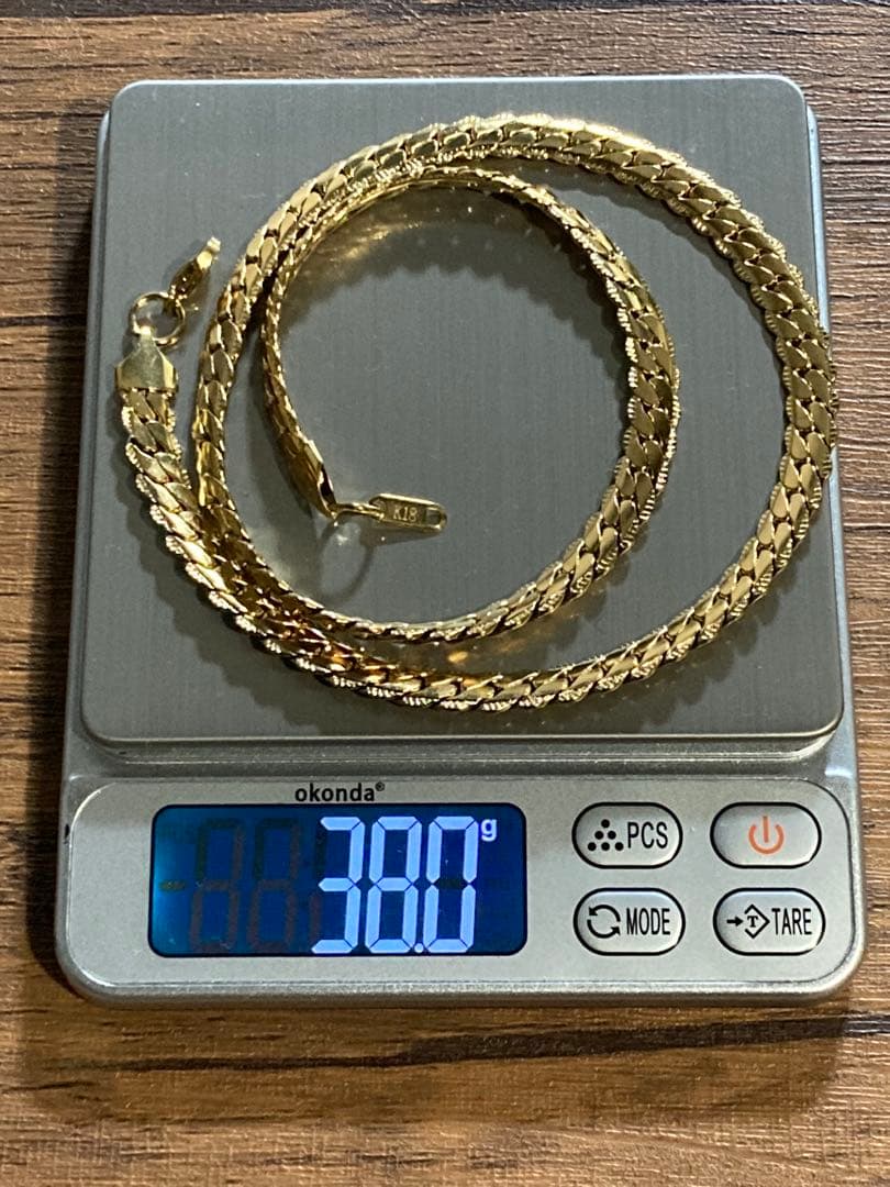 K18刻印 ネックレス 実家整理 遺品整理 ゴールド 貴金属 金